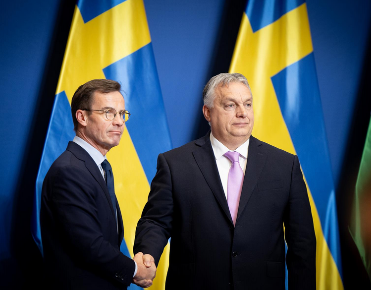 Parlamentul Ungariei a votat aderarea Suediei la NATO. Sursă foto: Captură ecran. Facebook/ Viktor Orban