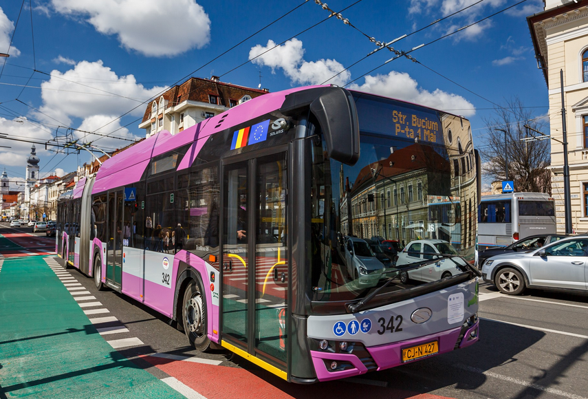 Programul „Vinerea Verde” se extinde și în comuna Gilău. Sursă foto: Facebook/ Compania de Transport Public Cluj-Napoca