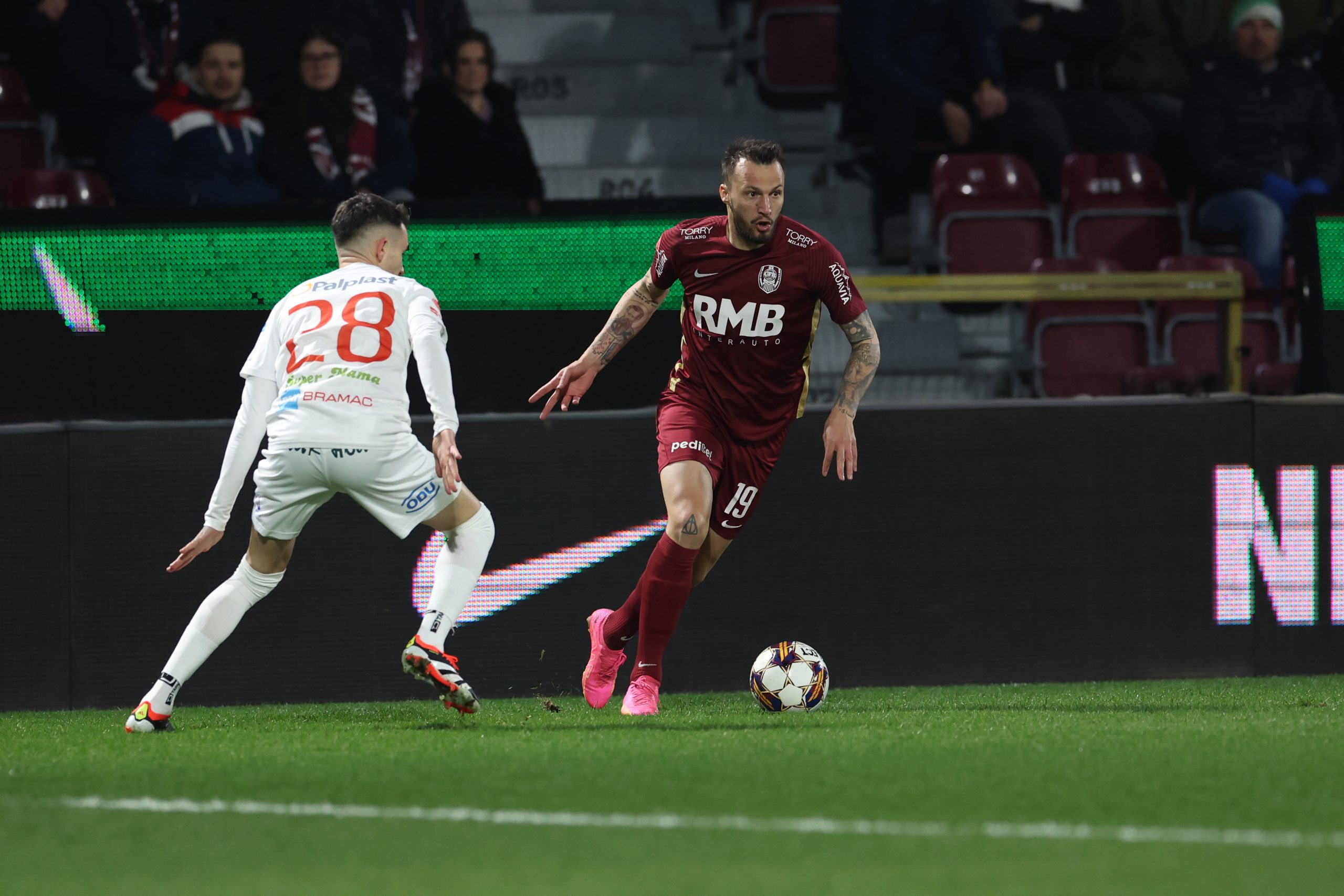 CFR Cluj a câștigat „la limită” meciul cu Hermannstadt