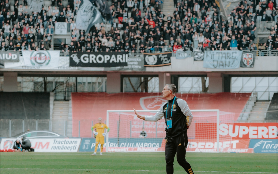 „U” Cluj și-a aflat adversara din prima etapă a play-out-ului din SuperLiga. Sursă foto: Facebook/ Universitatea Cluj