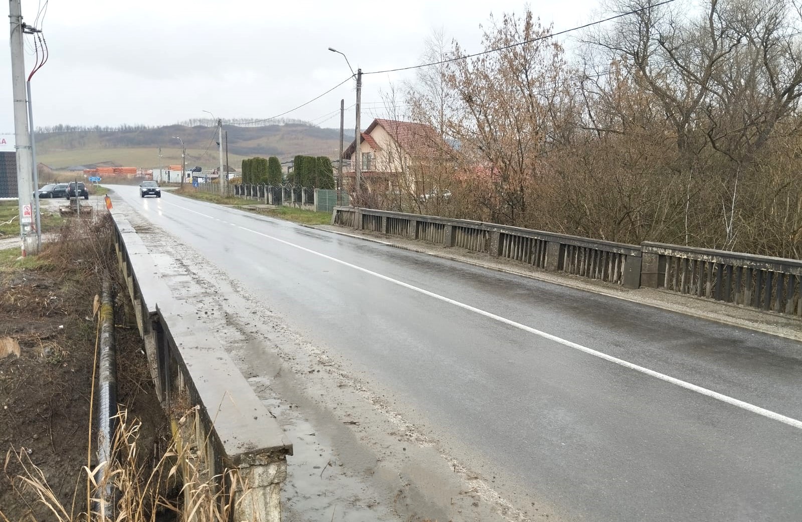 Pod provizoriu în comuna Mica