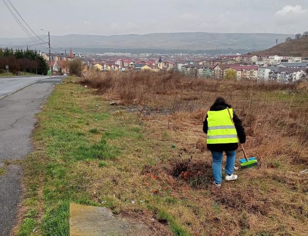 Curățenia de primăvară continuă într-un ritm alert în Florești/ Foto: Bogdan Pivariu - Facebook