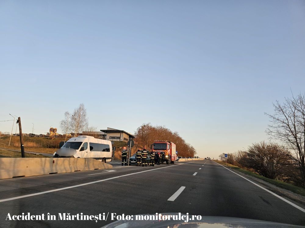 Accident în Mărtinești/ Foto: monitorulcj.ro