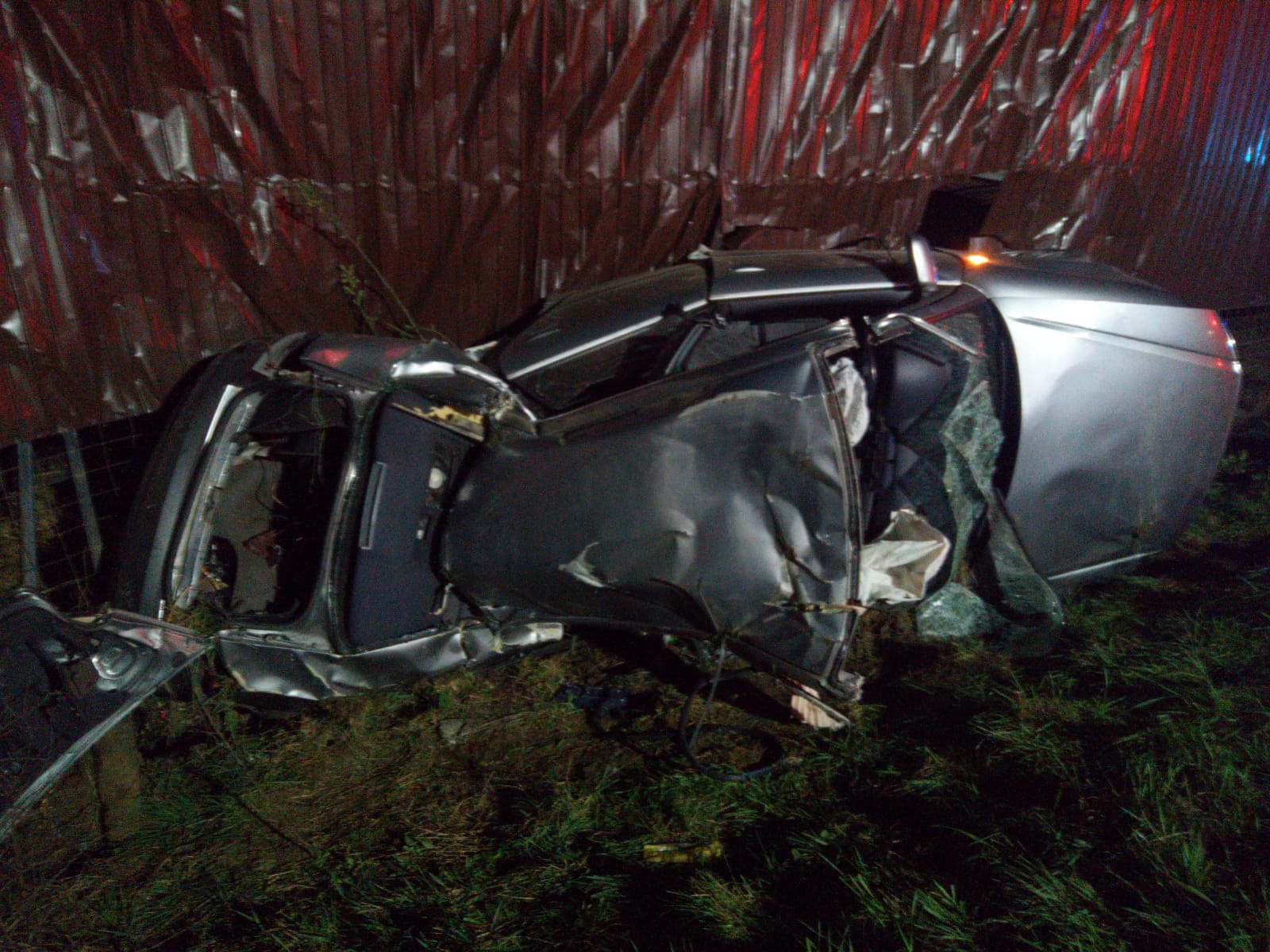 Accident grav în Rugășești. FOTO: ISU Cluj