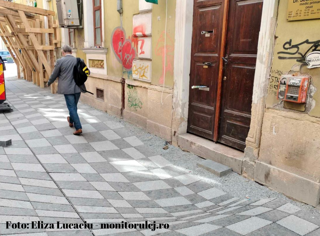Strada Bolyai Janos din centrul Clujului