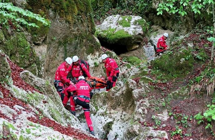 Intervenție Salvamont/Foto: Salvamont România - Dispeceratul Național Salvamont