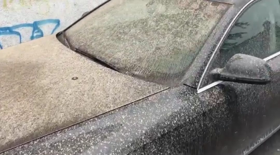 Încă un nor de praf saharian a ajuns în România. Sursă foto: Facebook/ Meteoplus