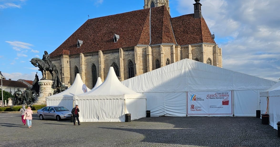 Târgul de Carte Gaudeamus Cluj-Napoca își deschide porțile. Sursă foto: Radio Cluj