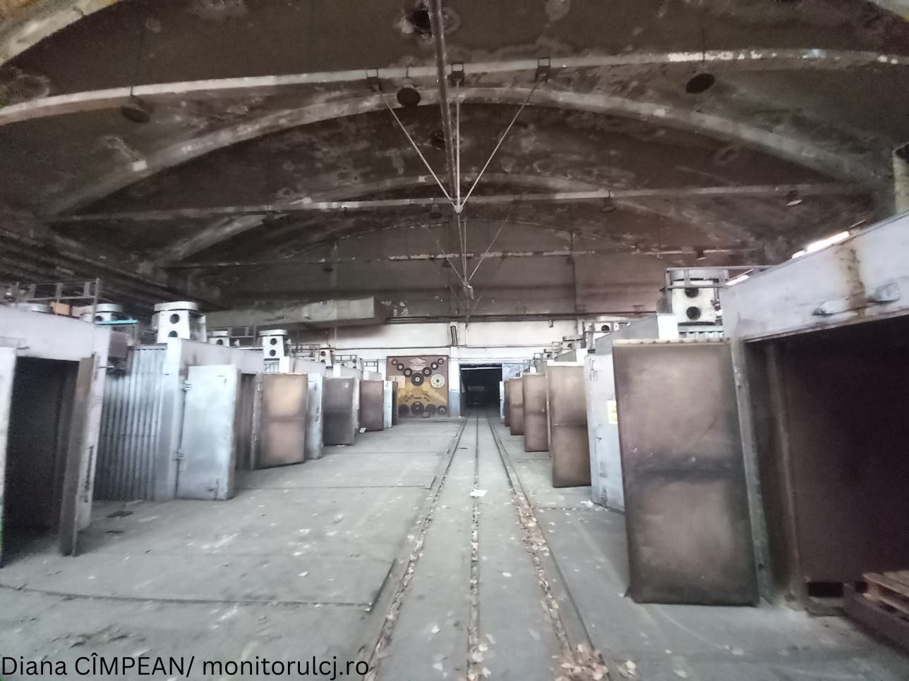 Cum arată platforma dezafectată a Carbochim din Piața 1 Mai? Foto: Diana CÎMPEAN/ monitorulcj.ro