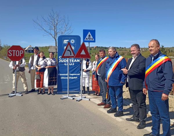 La inaugurarea drumurilor județene a fost prezent și Alin Tișe