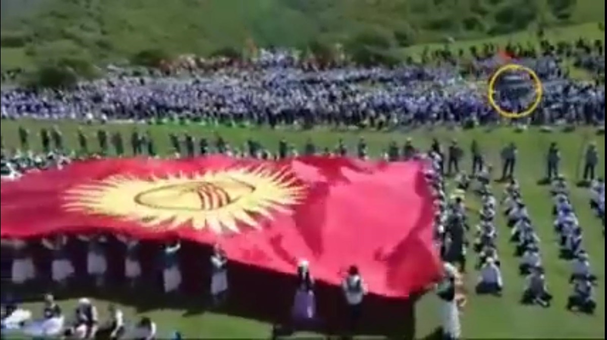 O dubiță care transporta înghețată a scăpat de sub control la un festival. Sursă: video Nexta