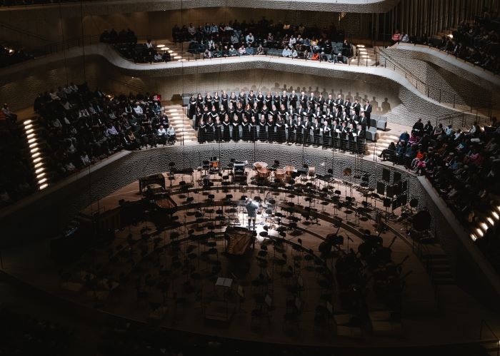 O maşină de spălat vase defectă a dus la întreruperea unui concert de orchestră la sala de concerte Elbphilharmonie din Hamburg/ Foto: Elbphilharmonie Hamburg - Facebook