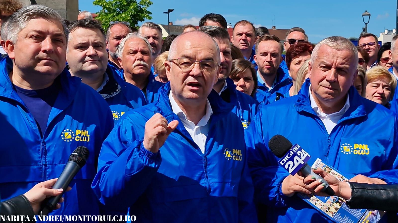 PNL Cluj a dat startul campaniei electorale pentru alegerile locale și europarlamentare. VIDEO.  Foto: Narița Andrei/monitorulcj.ro