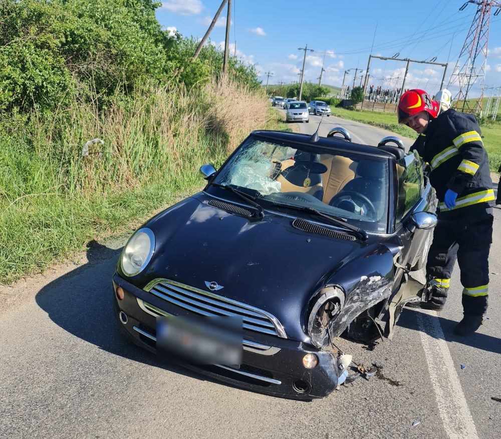 Accident între Apahida și Cojocna/ Foto: ISU Cluj