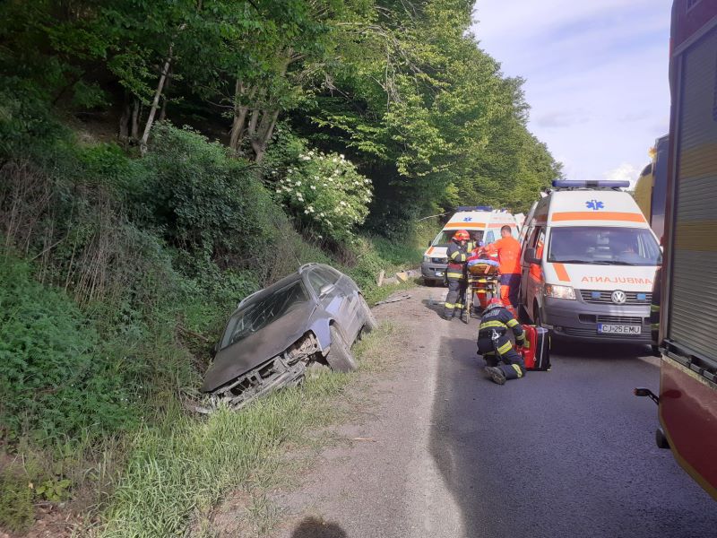 Accident în Cluj/ Foto: ISU Cluj