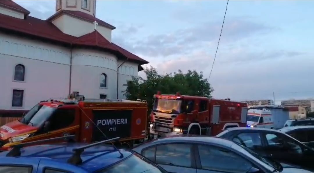 Incendiu pe strada Dionisie Roman. Un bărbat de 85 de ani a fost găsit decedat/Foto: ISU Cluj