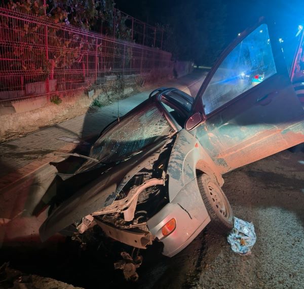 Accident grav pe strada Bistriţei din Dej/Foto: ISU Cluj