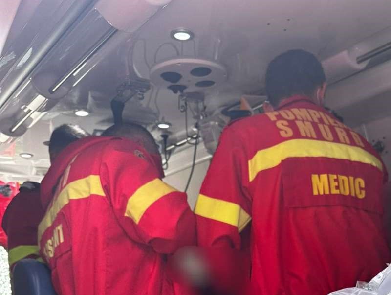 Un incendiu a fost înregistrat