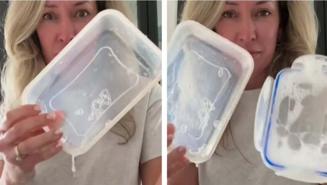 Așa cureți eficient recipientele din plastic de grăsime. Metoda ingenioasă pe care trebuie neapărat să o încerci