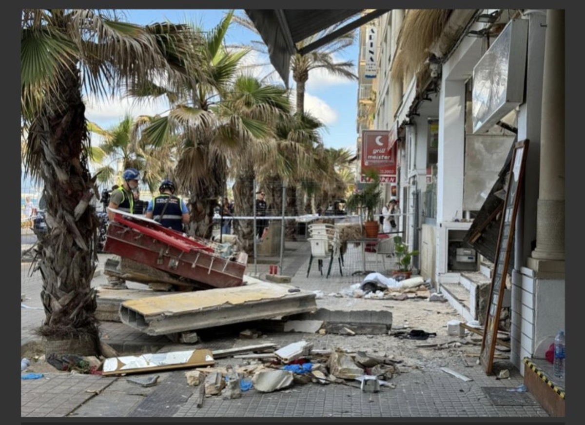 Un club s-a prăbușit în insula Mallorca. Cel puțin patru oameni au murit și 16 au fost răniți. Foto:  Kty (sin A) / X