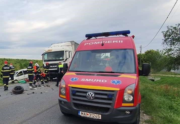 Accident mortal pe DN1/ Foto: ISU Bihor