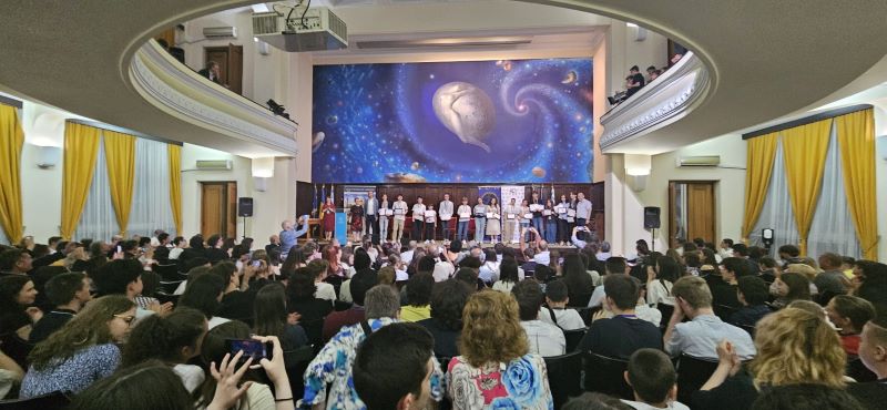 Medalii de aur pentru elevii clujeni la Olimpiada Naționala de Astronomie și Astrofizică din Iași/ Foto: IȘJ Cluj