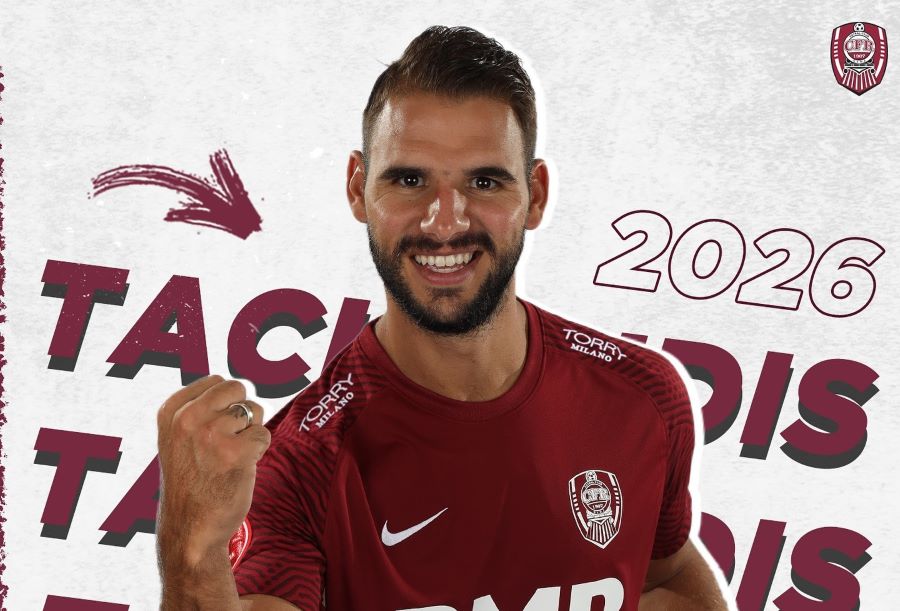 Panagiotis Tachtsidis rămâne la CFR Cluj/ Foto: Fotbal Club CFR 1907 CLUJ - Facebook