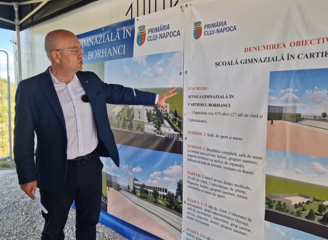 Au început lucrările la şcoala gimnazială din Borhanci | Foto: Oana Doroşenco