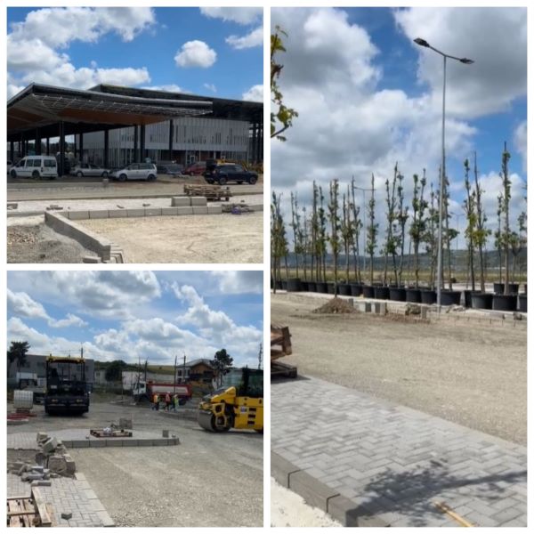 Lucrări la obiectivul Park & Ride | Foto: Dan Ştefan Tarcea – captură video - Facebook
