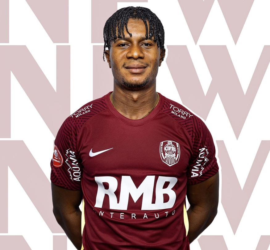 Atacantul liberian Mohammed Kamara ajunge la CFR Cluj|Foto: Fotbal Club CFR 1907 CLUJ - Facebook