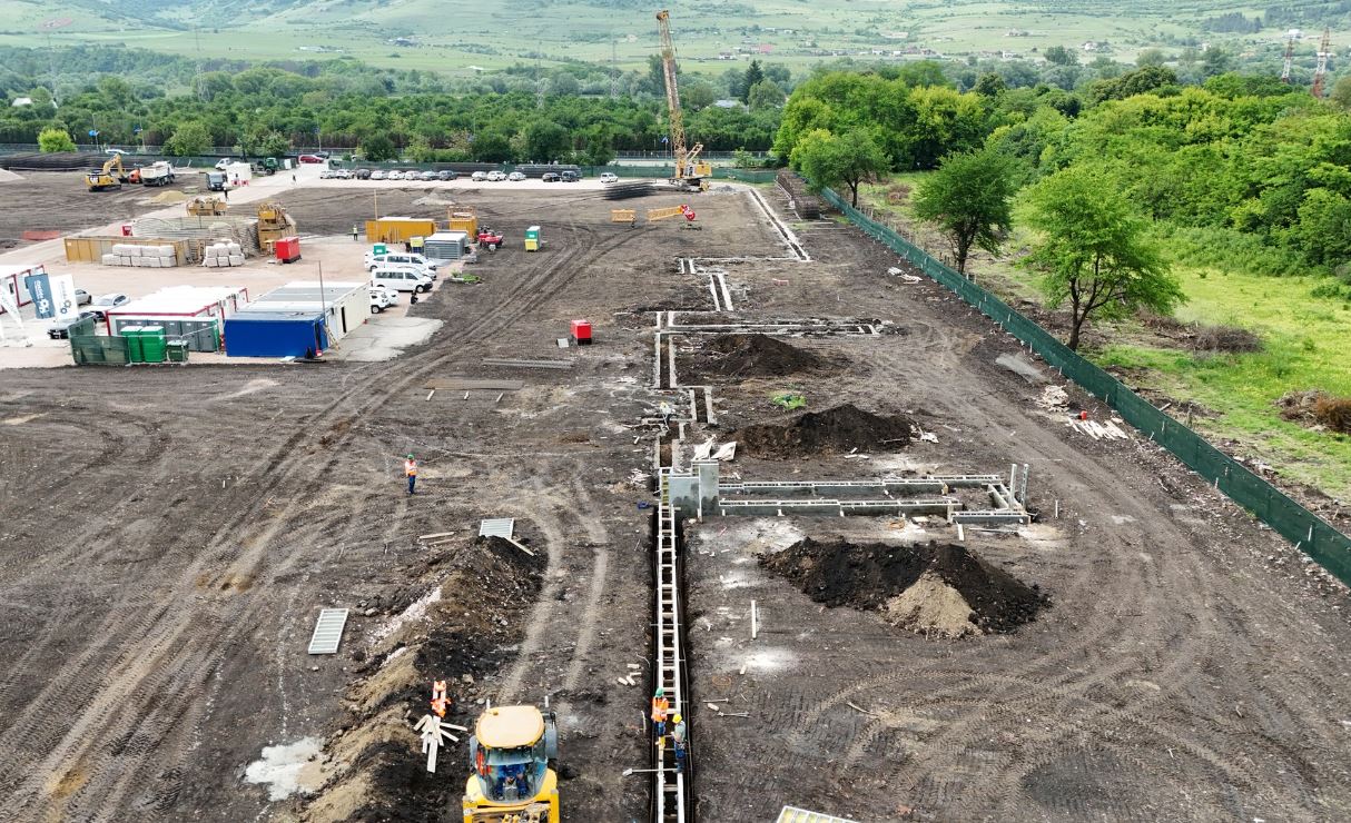 O nouă licitație pentru etapa a doua a lucrărilor de realizare a Spitalului Regional Cluj|Foto: Șantier lucrări SRU Cluj Sursa: ANDIS-Facebook
