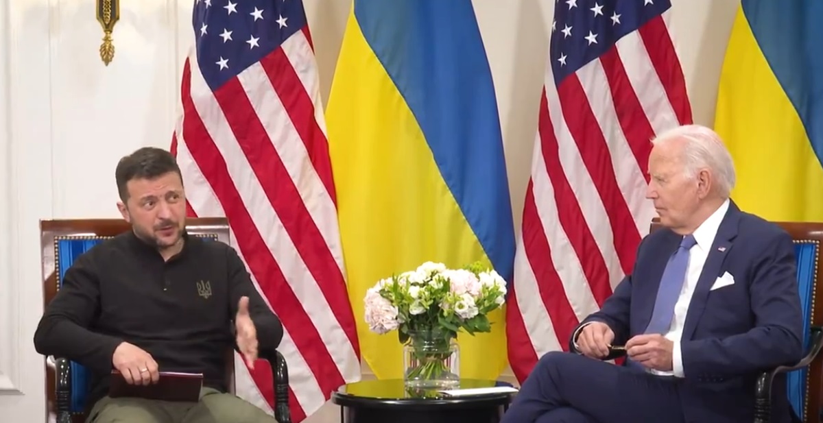 SUA şi Ucraina au încheiat un acord de apărare considerat precursor al aderării la NATO Foto: captură Volodymyr Zelensky|X