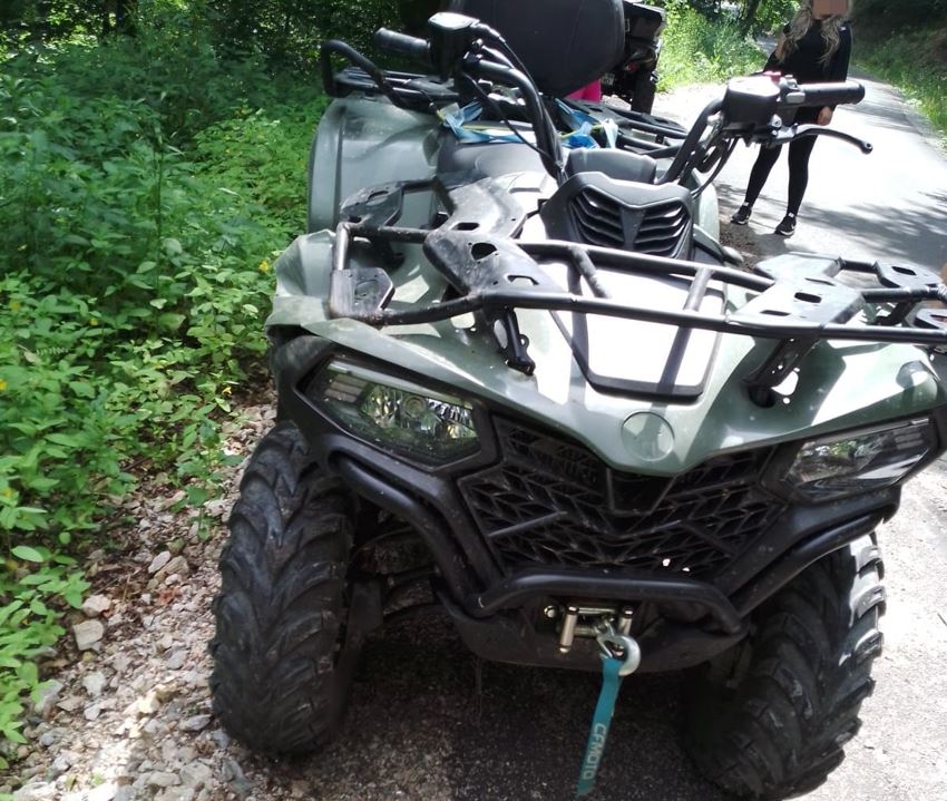 Bărbat rănit într-un accident cu un ATV