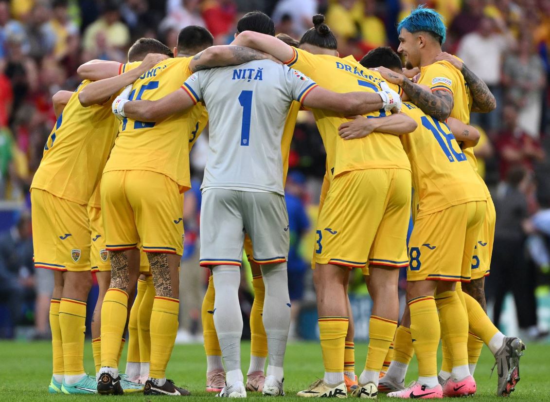 Echipa de start pentru meciul cu Slovacia|Foto: Echipa națională de fotbal a României Facebook