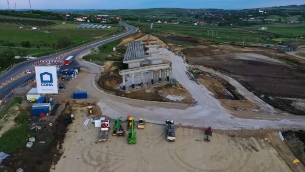 Se anunță restricții de circulație pe DN1 și A3 din cauza lucrărilor la drumul expres DEx4 de lângă localitatea Tureni| Foto: Asociația Pro Infrastructură - Facebook