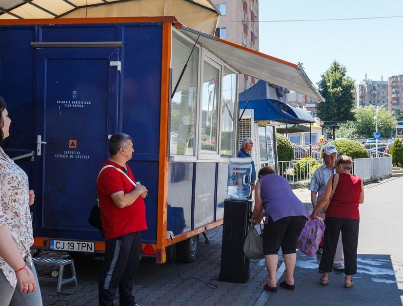 Spații de răcorire și cișmele cu apă potabilă