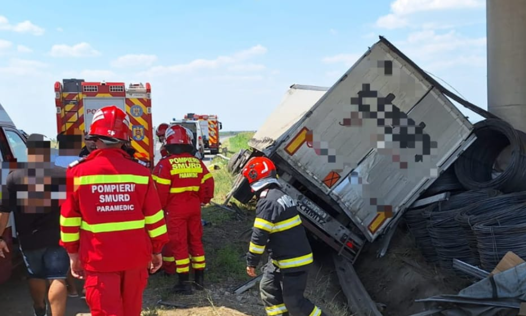 Accident rutier grav