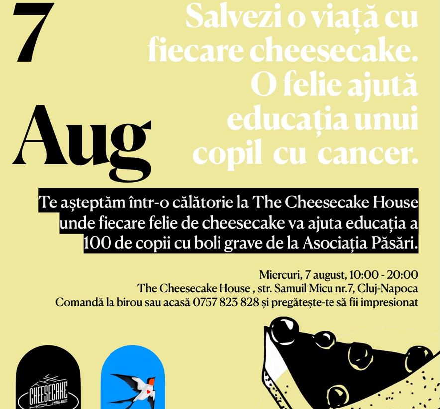 Salvează o viață și ajută la educația unui copil cu cancer