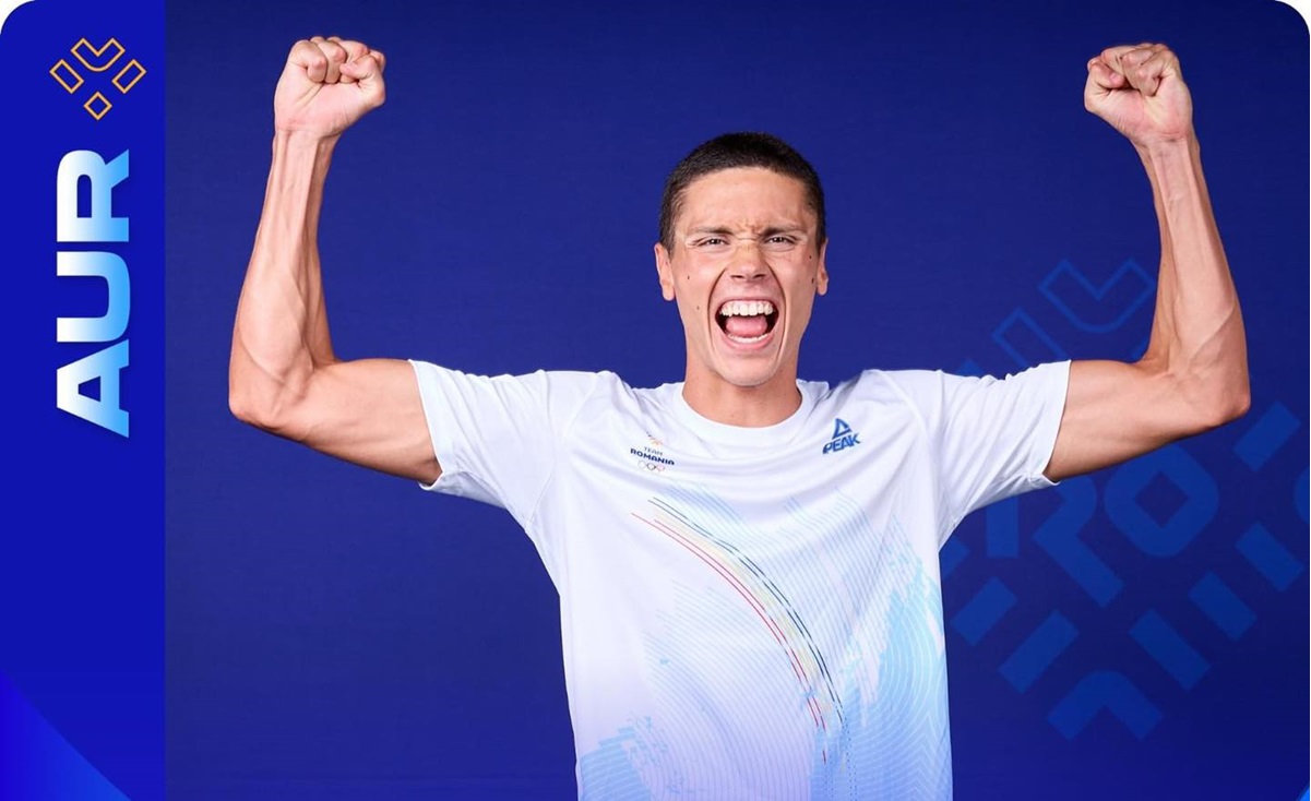 David Popovici a devenit campion olimpic la 200 metri liber | Foto: Agenția Națională pentru Sport