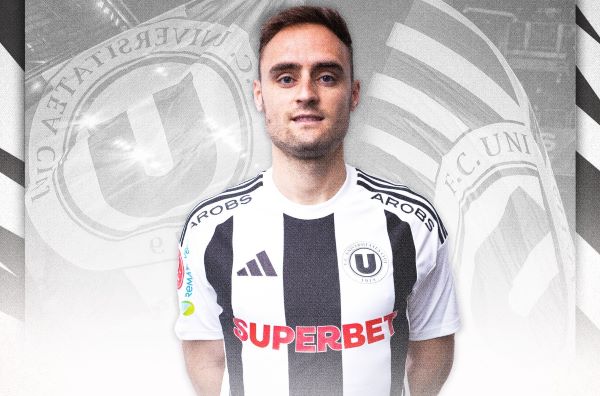 Universitatea Cluj l-a transferat pe fundaşul stânga spaniol Daniel Lasure | Foto: FC Universitatea Cluj - Facebook
