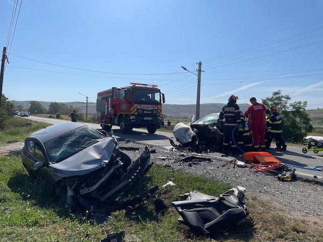 Accident rutier în Căianu Vamă | Foto: ISU Cluj
