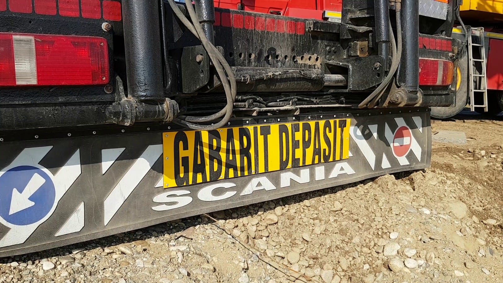 Douăzeci de transporturi cu gabarit depășit vor tranzita Clujul în următoarele zile | Foto: Compania Nationala de Administrare a Infrastructurii Rutiere - Facebook