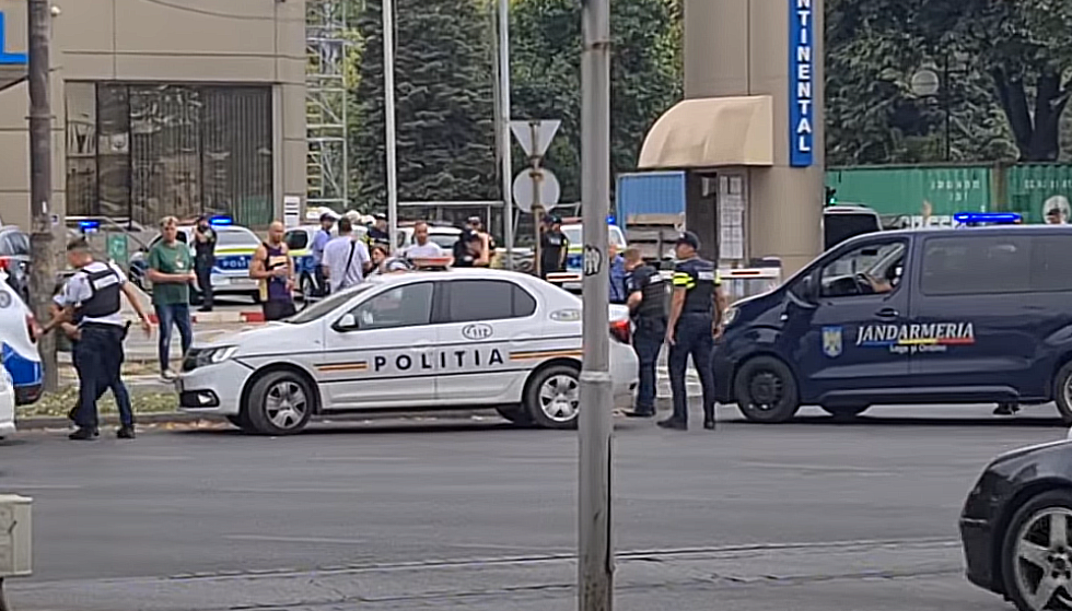 Alertă cu bombă la un hotel din Timișoara|Foto: Poliția Română