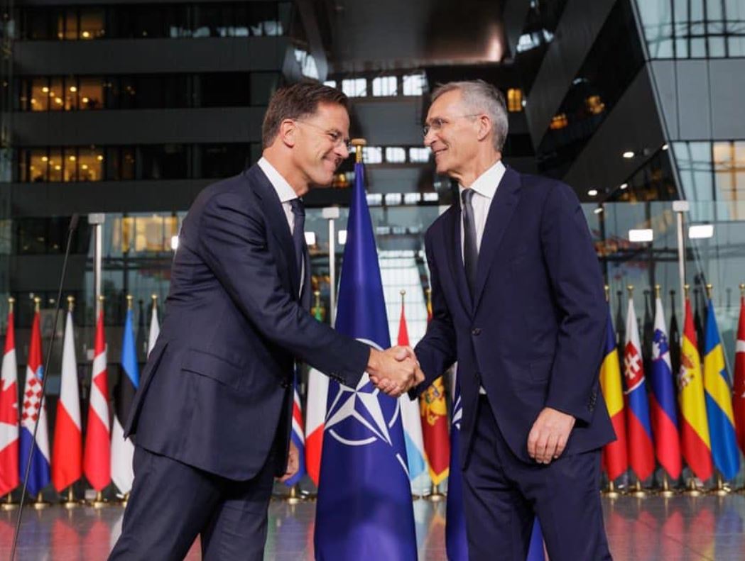Jens Stoltenberg și Mark Rute