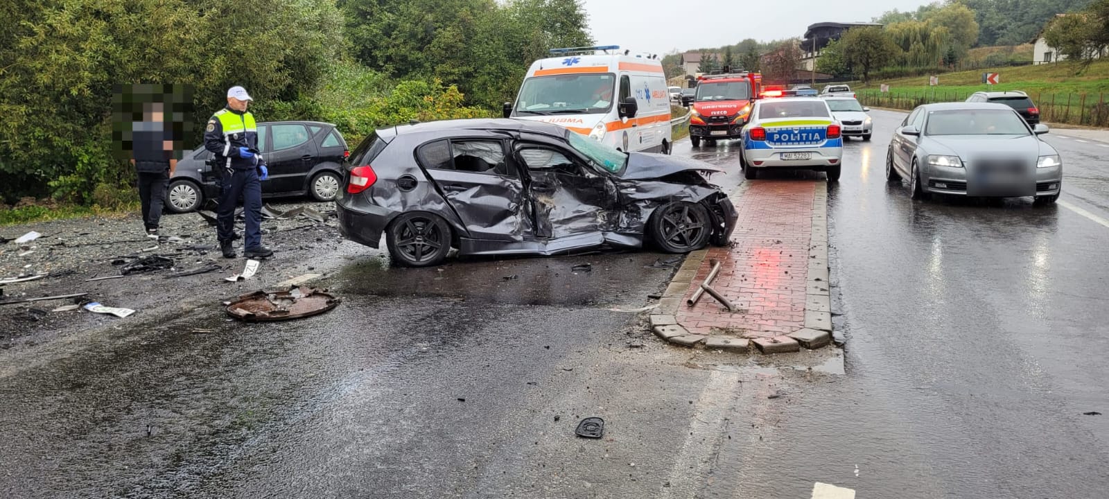 Accident pe DN 1 Cluj-Turda