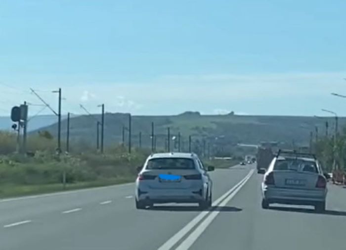 Inconștiență! | Foto: Info Trafic Cluj-Napoca - Facebook
