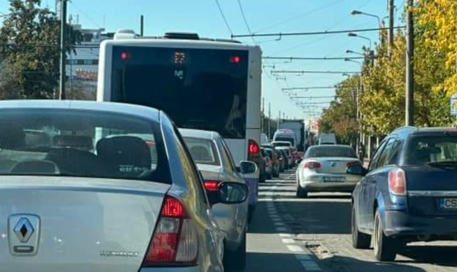 Haos în traficul din Timișoara