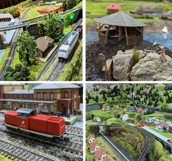 Expoziţie de trenuleţe şi miniaturi