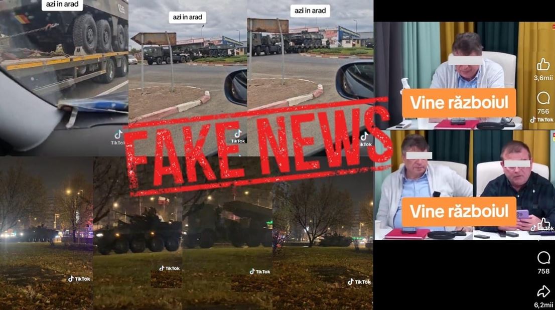 Avertismentul MApN cu privire la tentativele de manipulare de pe TikTok: „Dezinformări ce au rolul de a întreține o stare de incertitudine și de a induce panica”|Foto: MApN
