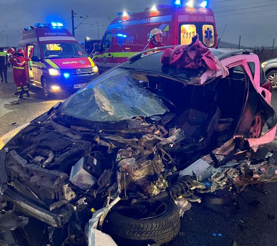 Grav accident rutier în Răscruci. Bărbat rănit